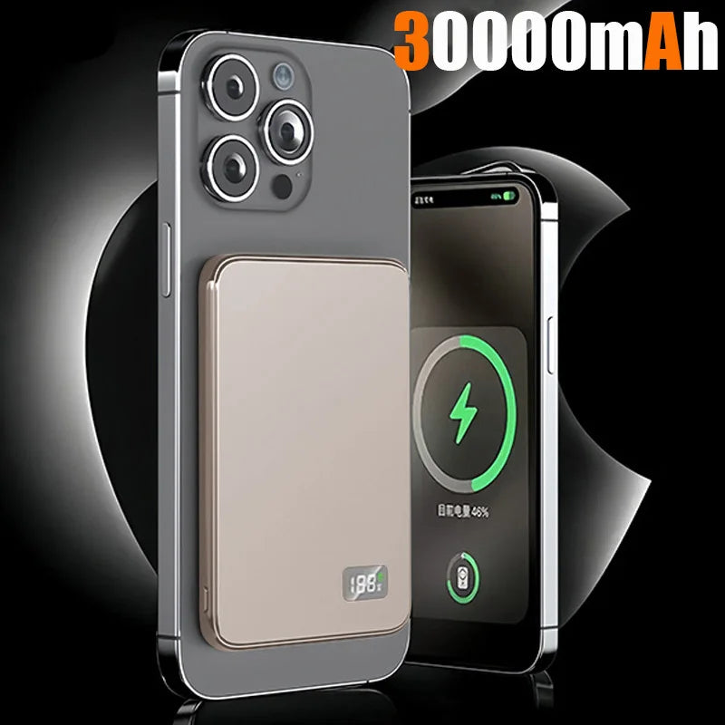 VIVO 50000mAh 3C Certification Thin Power Bank Ultra For MagSafe Magnetic Wireless Fast Charging Portable Battery Display