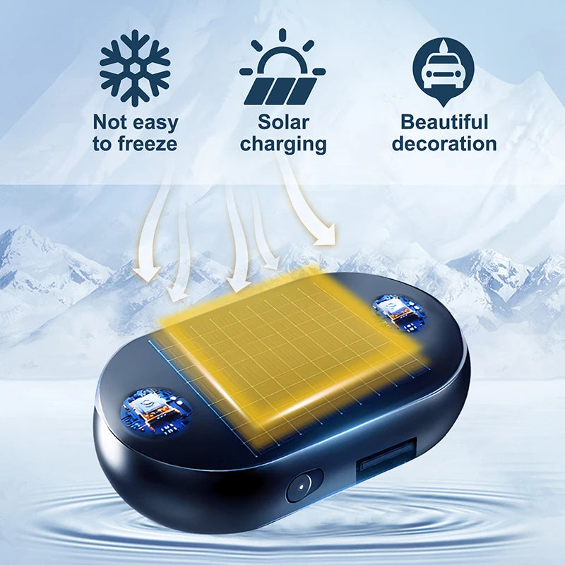 Electromagnetic Car Snow Melting Device Antifreeze Snow Removal Instrument Solar Car Snow Remover Defroster Windshield De Icer